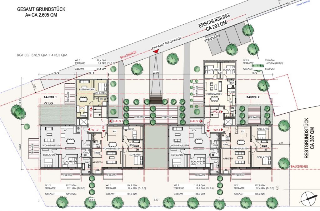Wohnanlage Herxheim Plan