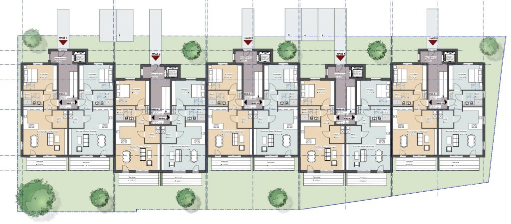 Mehrfamilienhäuser Weissenthurm Plan