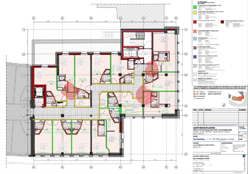 B&B Hotel Frankfurt Plan