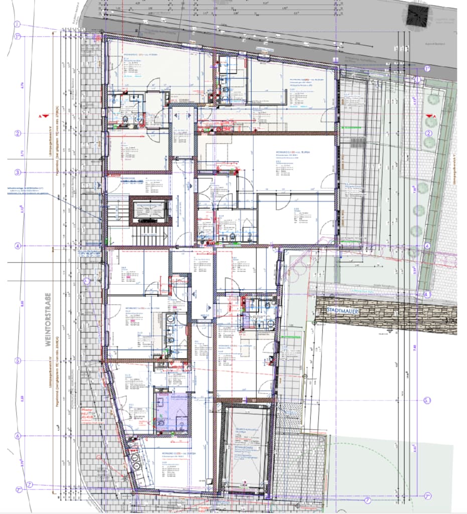 Wohnanlage Mainz Plan