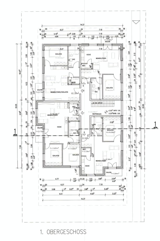 Mehrfamilienhaus Homburg Plan