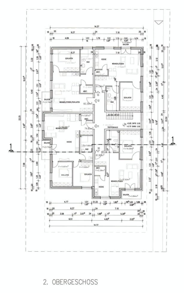 Mehrfamilienhaus Homburg Plan